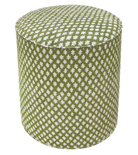 THE TIGHT ROUND OTTOMAN :: TILLY PRINT // OLIVE