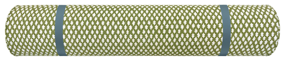 THE BOLSTER :: TILLY PRINT // OLIVE + TAPE TRIM
