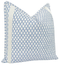 TILLY PRINT // POWDER BLUE + TAPE TRIM