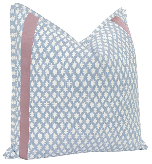 TILLY PRINT // POWDER BLUE + TAPE TRIM