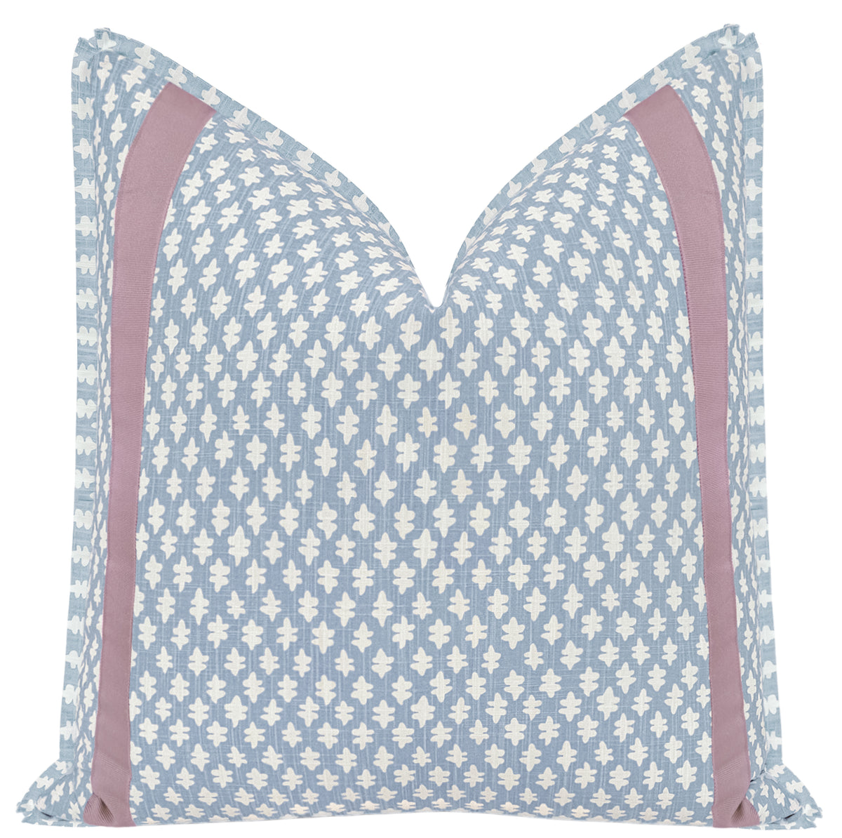 TILLY PRINT // POWDER BLUE + TAPE TRIM