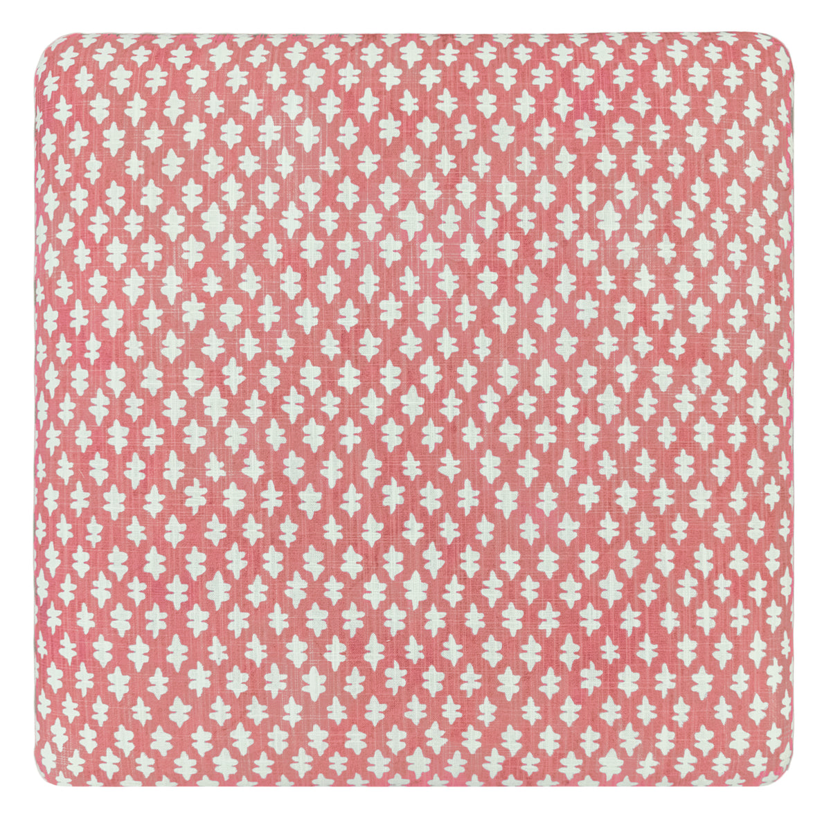 THE SKIRTED OTTOMAN :: TILLY PRINT // CARNATION