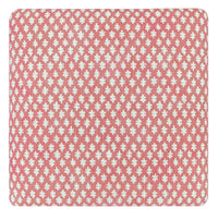 THE SKIRTED OTTOMAN :: TILLY PRINT // CARNATION