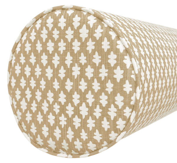 THE BOLSTER :: TILLY PRINT // SAND + TAPE TRIM