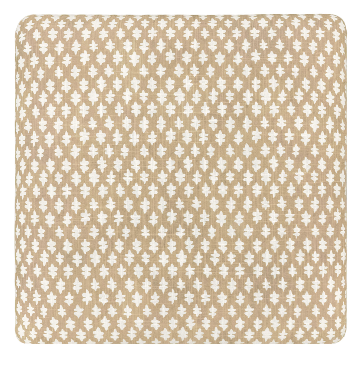 THE SKIRTED OTTOMAN :: TILLY PRINT // SAND