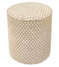 THE TIGHT ROUND OTTOMAN :: TILLY PRINT // SAND