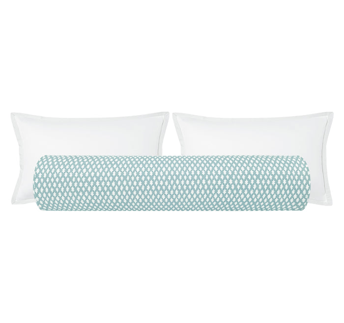THE BOLSTER :: TILLY PRINT // SPA BLUE