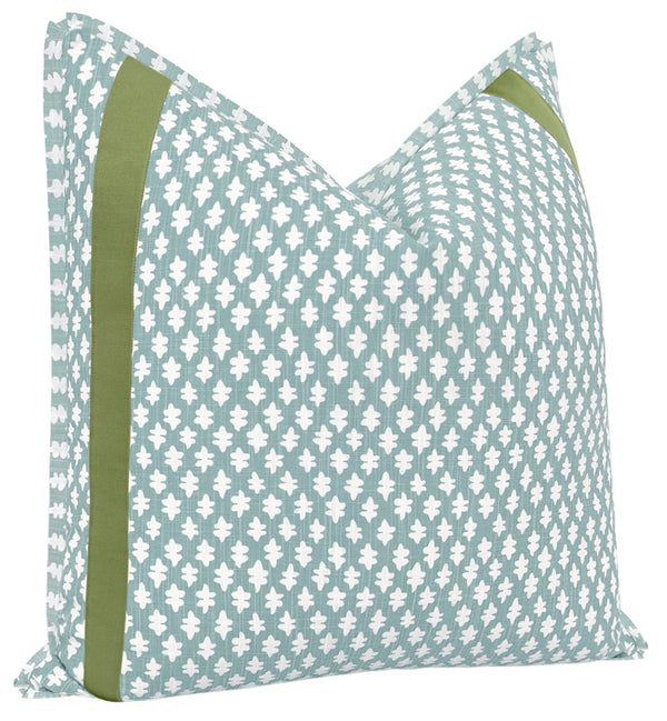 TILLY PRINT // SPA BLUE + TAPE TRIM