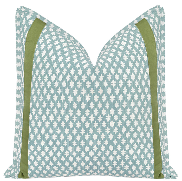TILLY PRINT // SPA BLUE + TAPE TRIM