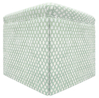 THE SKIRTED OTTOMAN :: TILLY PRINT // EUCALYPTUS