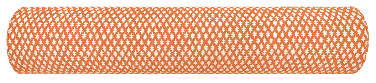 THE BOLSTER :: TILLY PRINT // TANGERINE + TAPE TRIM