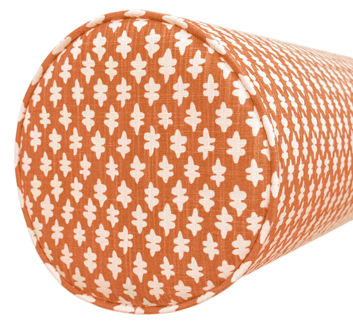 THE BOLSTER :: TILLY PRINT // TANGERINE + TAPE TRIM