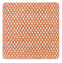 THE SKIRTED OTTOMAN :: TILLY PRINT // TANGERINE