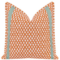 TILLY PRINT // TANGERINE + TAPE TRIM