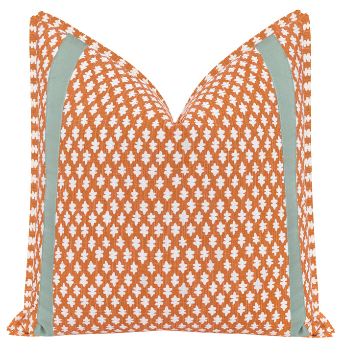 TILLY PRINT // TANGERINE + TAPE TRIM