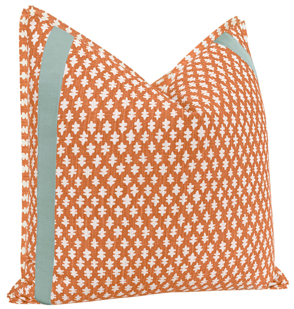 TILLY PRINT // TANGERINE + TAPE TRIM