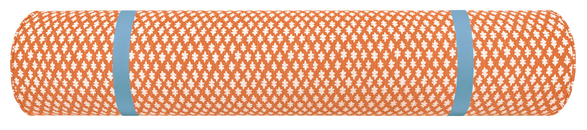 THE BOLSTER :: TILLY PRINT // TANGERINE + TAPE TRIM