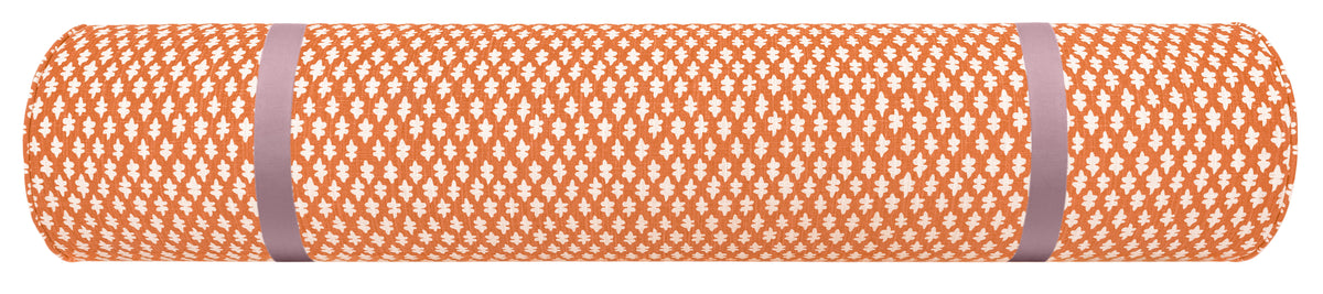 THE BOLSTER :: TILLY PRINT // TANGERINE + TAPE TRIM