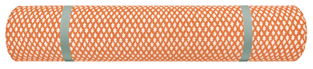 THE BOLSTER :: TILLY PRINT // TANGERINE + TAPE TRIM