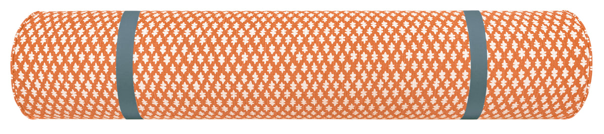 THE BOLSTER :: TILLY PRINT // TANGERINE + TAPE TRIM