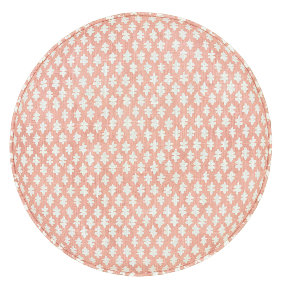 THE TIGHT ROUND OTTOMAN :: TILLY PRINT // BLUSH