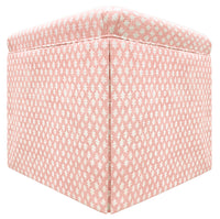 THE SKIRTED OTTOMAN :: TILLY PRINT // BLUSH