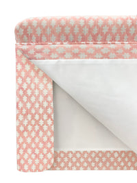 THE SKIRTED OTTOMAN :: TILLY PRINT // BLUSH