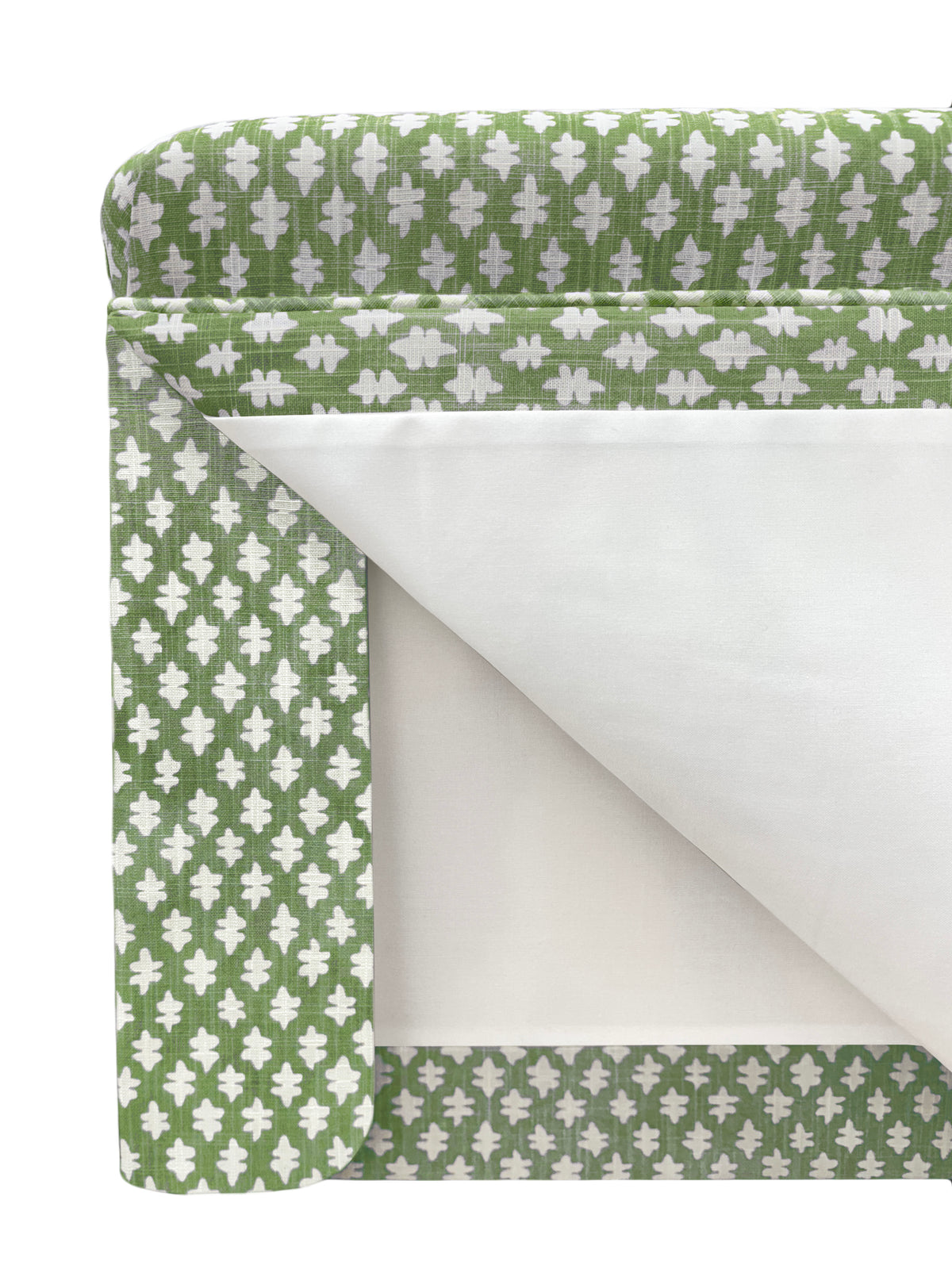 THE SKIRTED OTTOMAN :: TILLY PRINT // CLOVER