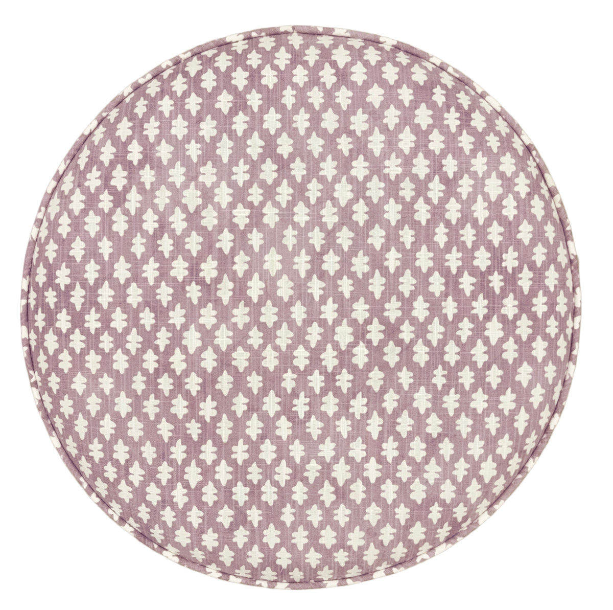 THE TIGHT ROUND OTTOMAN :: TILLY PRINT // LILAC
