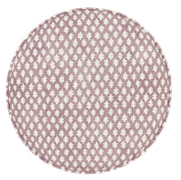 THE TIGHT ROUND OTTOMAN :: TILLY PRINT // LILAC