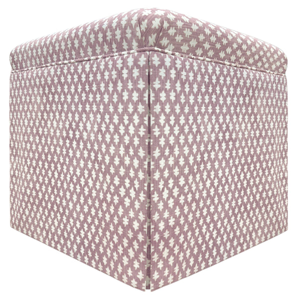 THE SKIRTED OTTOMAN :: TILLY PRINT // LILAC