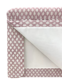 THE SKIRTED OTTOMAN :: TILLY PRINT // LILAC
