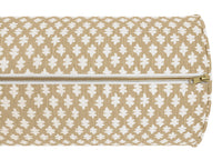THE BOLSTER :: TILLY PRINT // SAND + TAPE TRIM