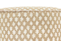 THE TIGHT ROUND OTTOMAN :: TILLY PRINT // SAND