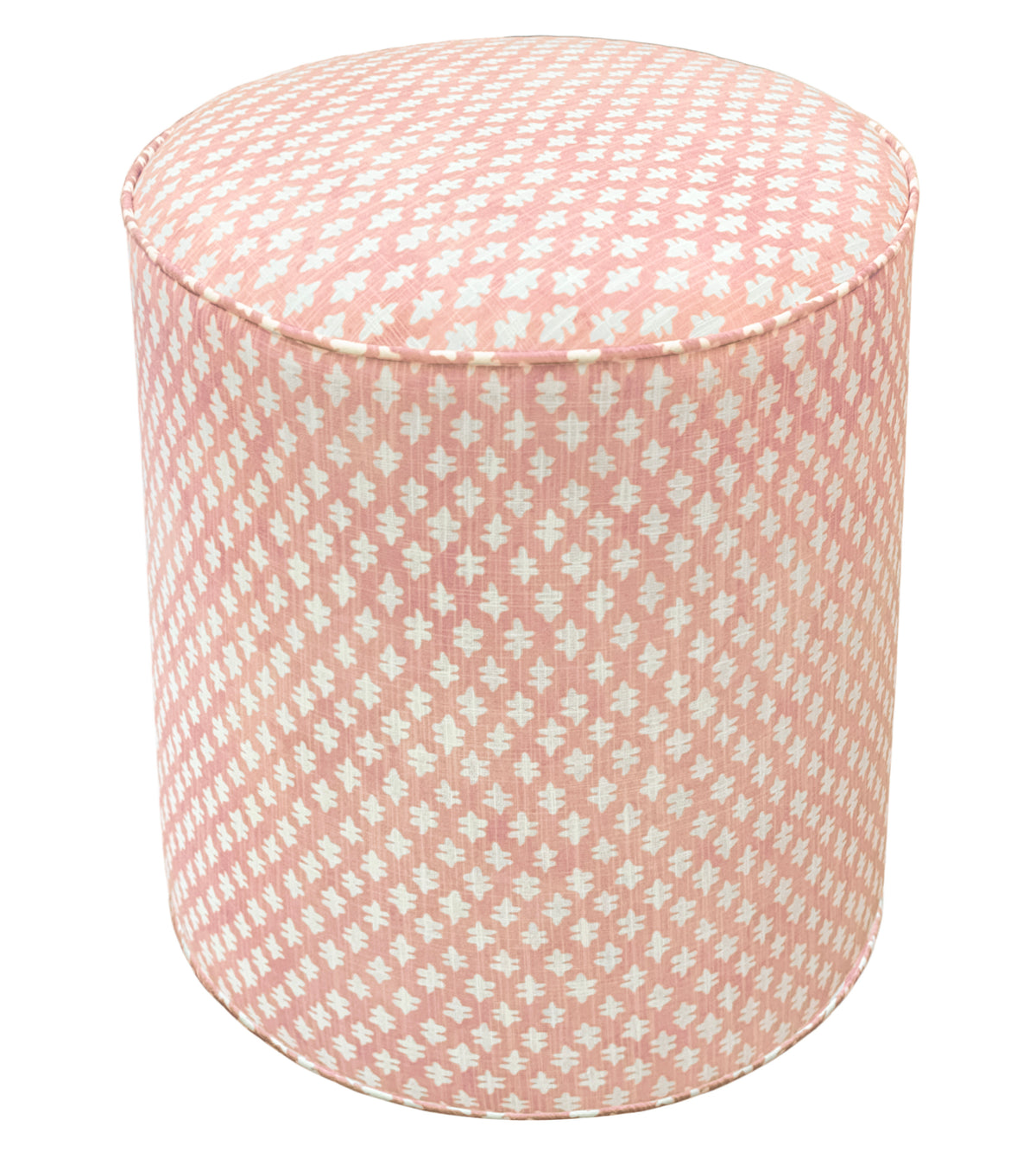 THE TIGHT ROUND OTTOMAN :: TILLY PRINT // BLUSH