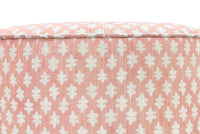 THE TIGHT ROUND OTTOMAN :: TILLY PRINT // BLUSH