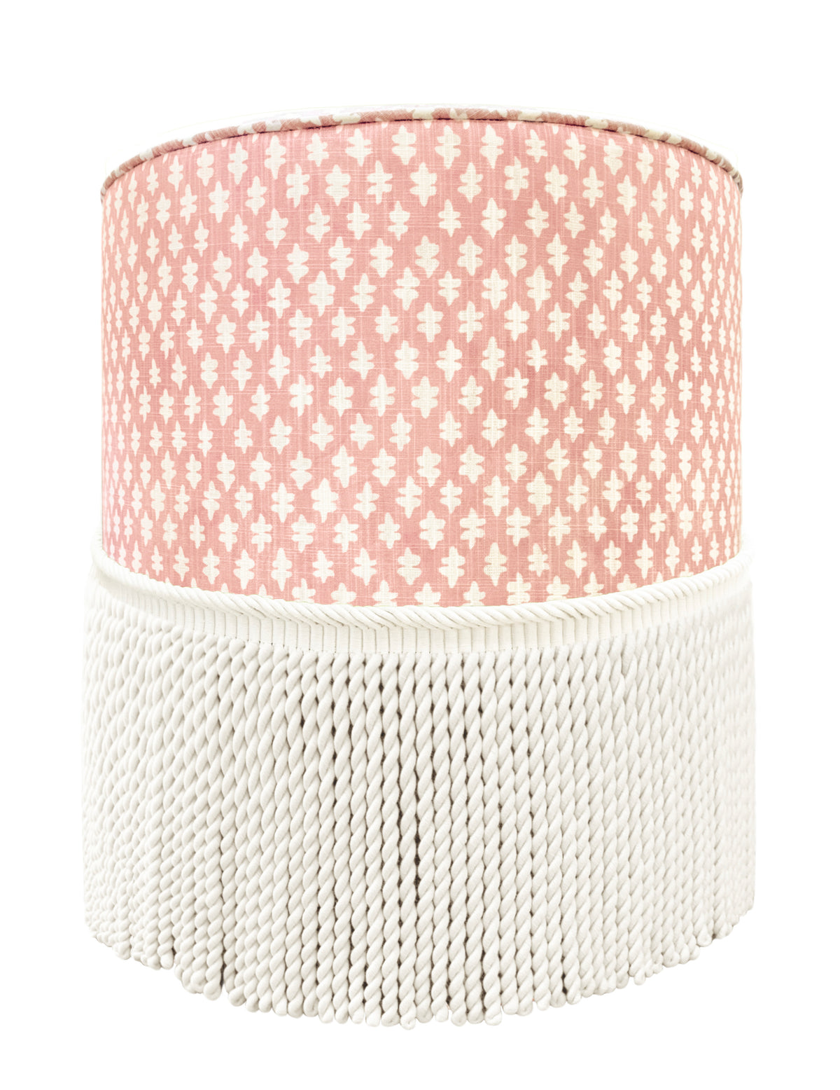 THE TIGHT ROUND OTTOMAN :: TILLY PRINT // BLUSH