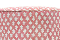 THE TIGHT ROUND OTTOMAN :: TILLY PRINT // CARNATION