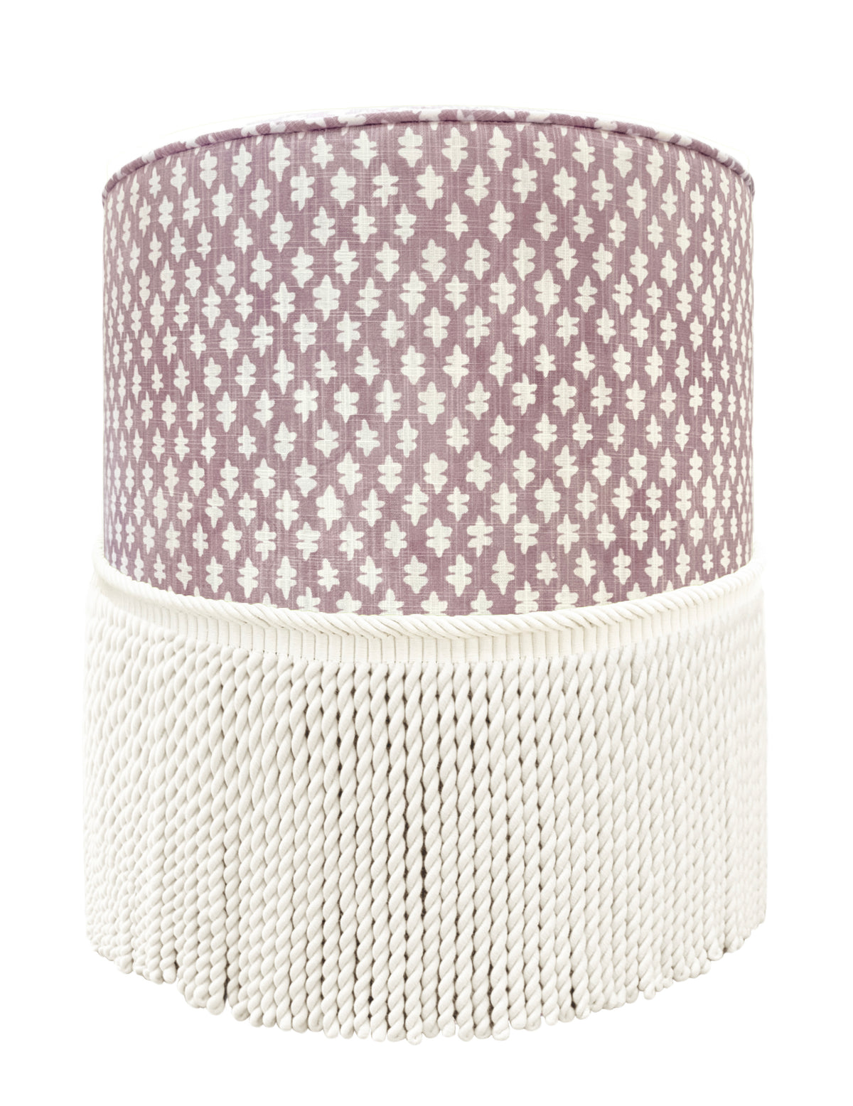 THE TIGHT ROUND OTTOMAN :: TILLY PRINT // LILAC