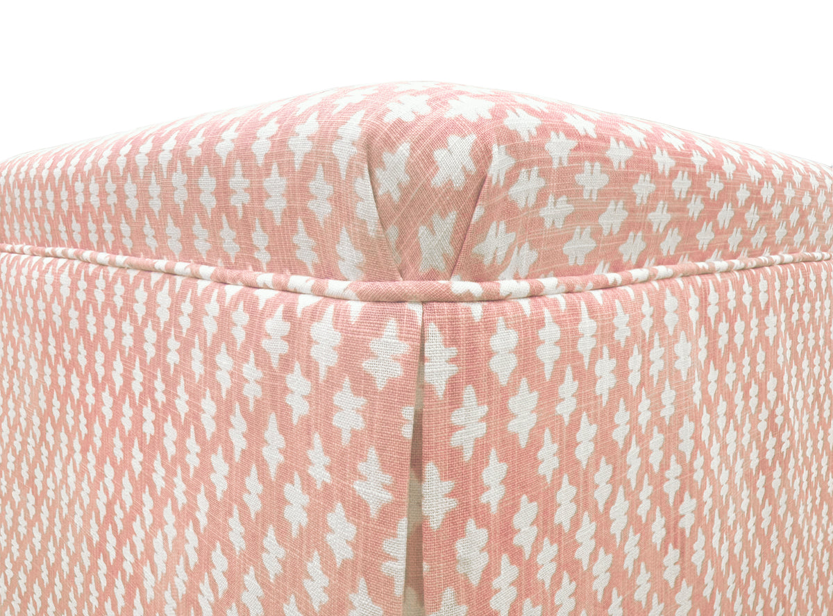 THE SKIRTED OTTOMAN :: TILLY PRINT // BLUSH