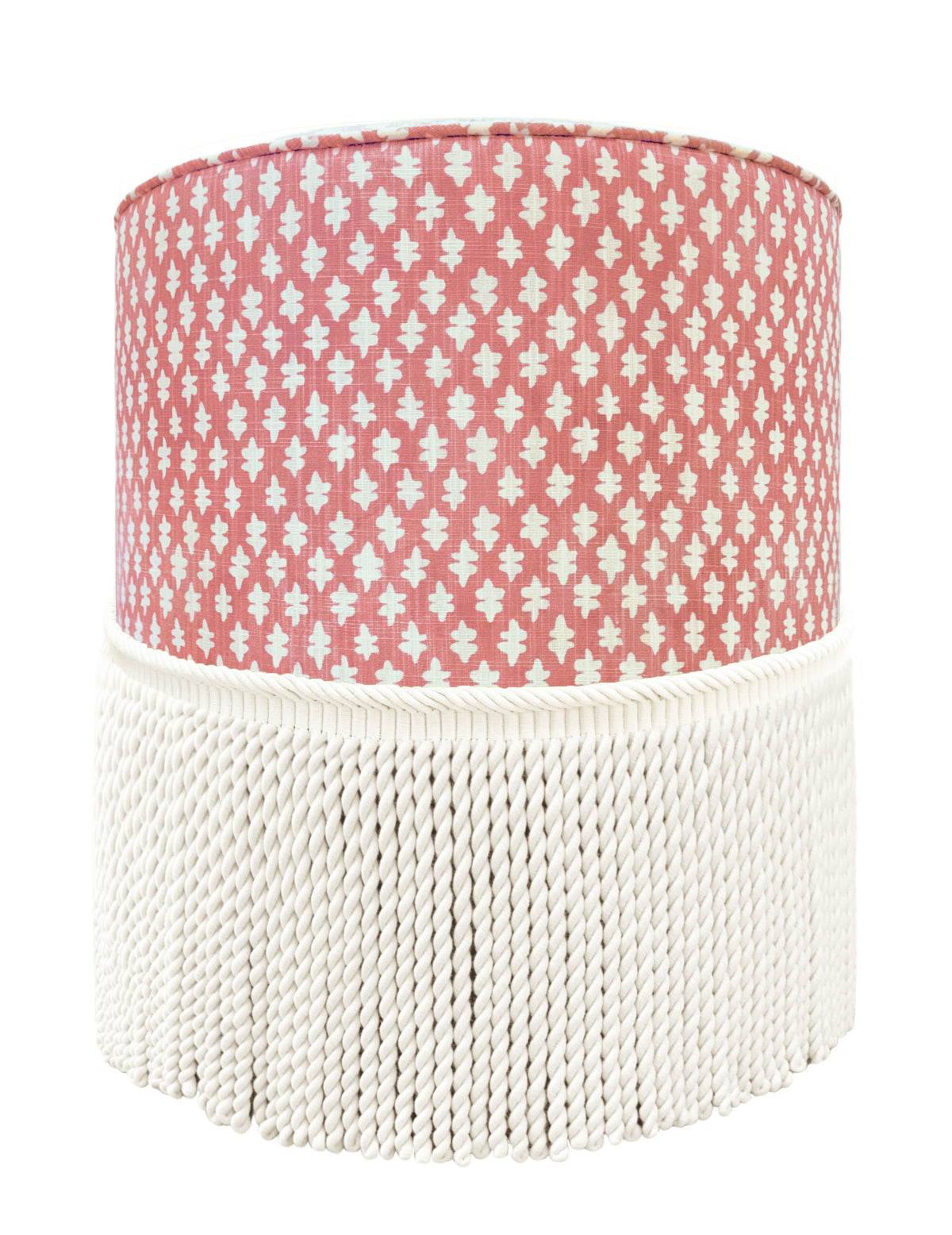THE TIGHT ROUND OTTOMAN :: TILLY PRINT // CARNATION