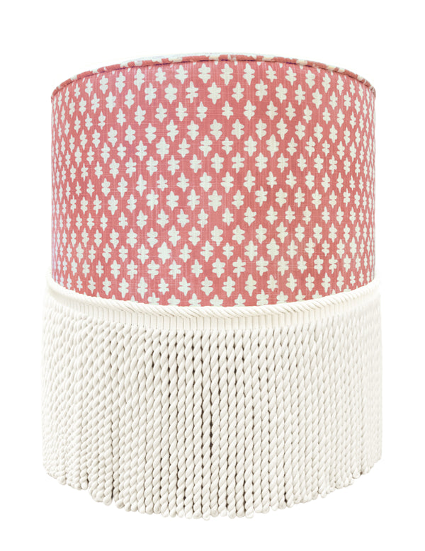 THE TIGHT ROUND OTTOMAN :: TILLY PRINT // CARNATION