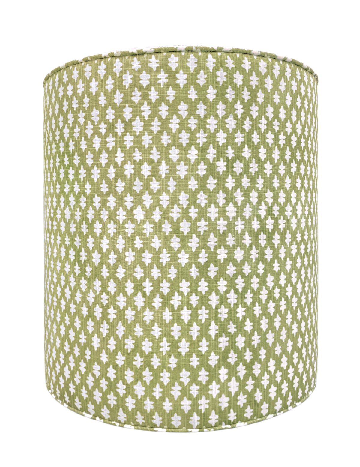 THE TIGHT ROUND OTTOMAN :: TILLY PRINT // CELADON