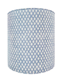 THE TIGHT ROUND OTTOMAN :: TILLY PRINT // POWDER BLUE