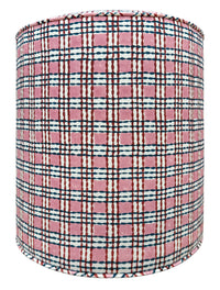 THE TIGHT ROUND OTTOMAN :: TRELLIS HAND BLOCK PRINT | MOLLY MAHON