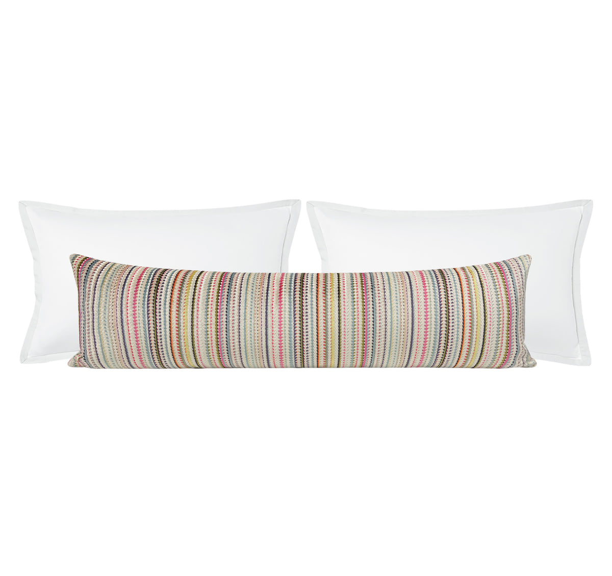 THE XL LUMBAR :: TRIBECA CUT VELVET // MULTI