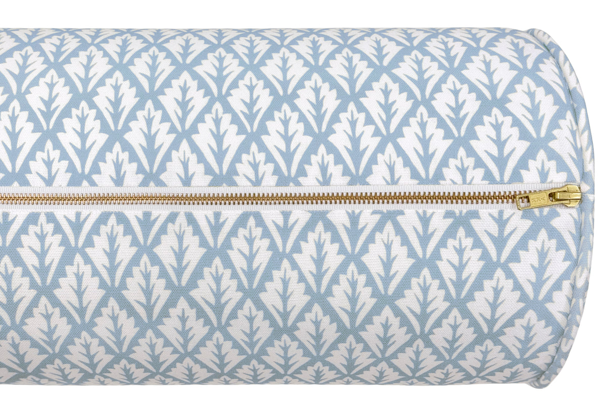 THE BOLSTER :: VERBENA PRINT // POWDER BLUE