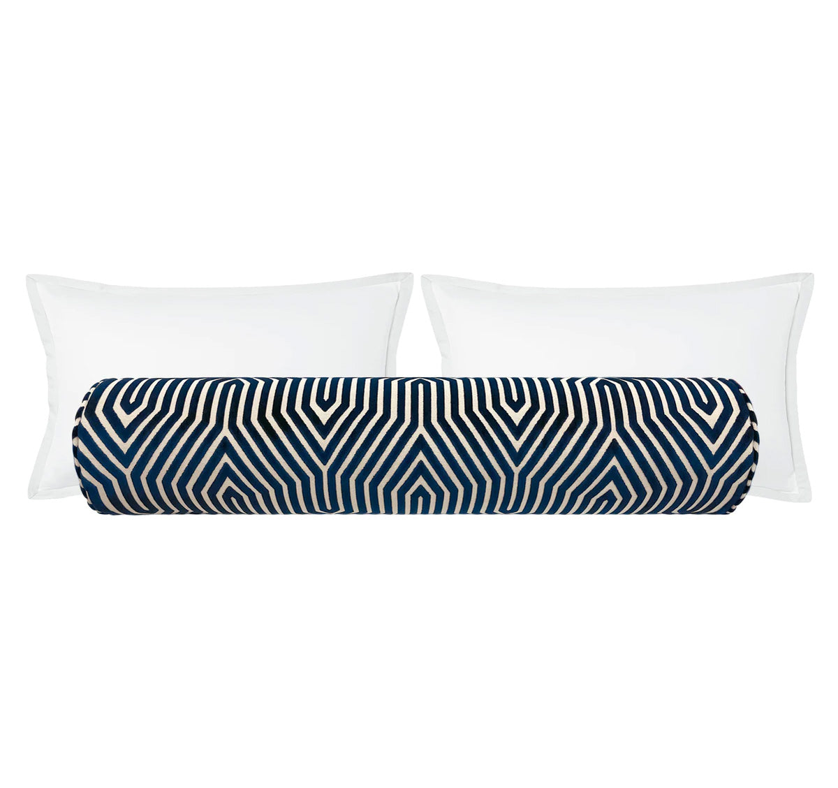 Vanderbilt Bleu Velvet Pillow Cover