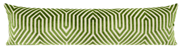 THE XL LUMBAR :: VANDERBILT VELVET // LETTUCE | SCHUMACHER