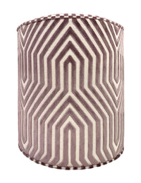 THE TIGHT ROUND OTTOMAN :: VANDERBILT VELVET // LILAC | SCHUMACHER